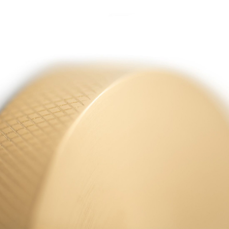 Vado Spa Knurled wieszak na ręcznik reling 45 cm złoty szczotkowany IND-SPA184-45-BRGK