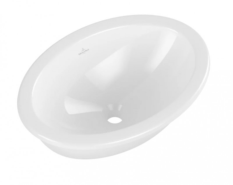 Villeroy&Boch Loop&Friends umywalka wpuszczana w blat 57x41 biała weiss alpin 4A620101