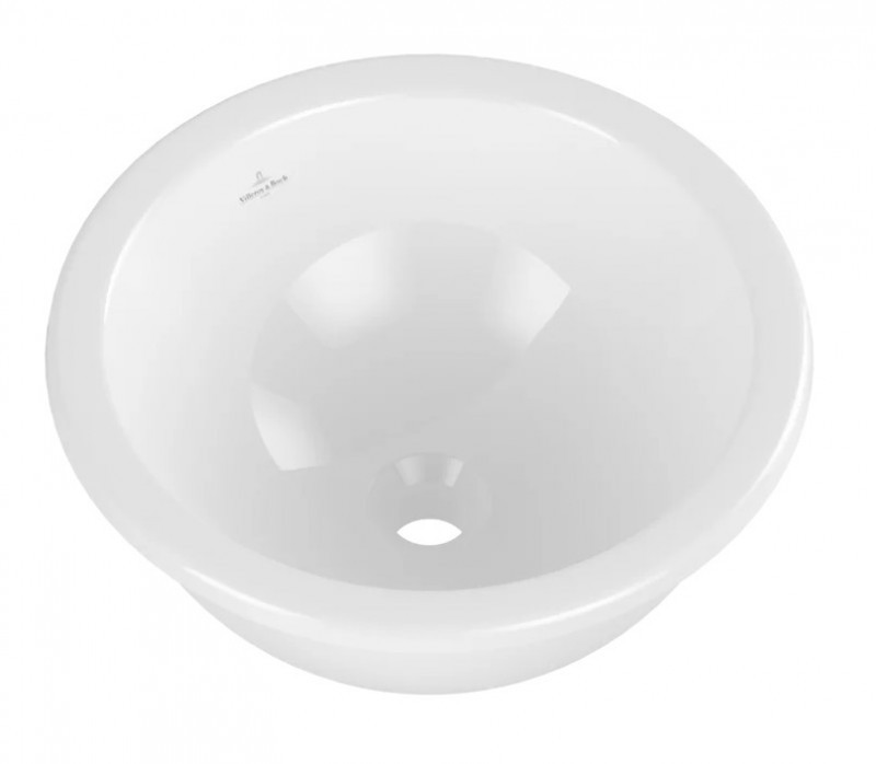 Villeroy&Boch Loop&Friends umywalka wpuszczana w blat 45x45 biała weiss alpin CeramicPlus 4A6000R1