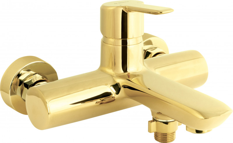 Deante Arnika bateria wannowa natynkowa złoty BQAZ10N