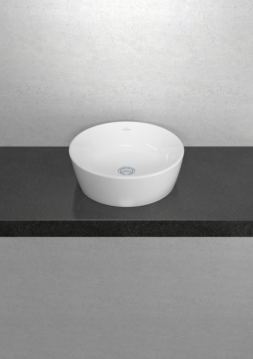 Villeroy&Boch Architectura umywalka stojąca na blacie 45x45 biała weiss alpin CeramicPlus 5A2545R1