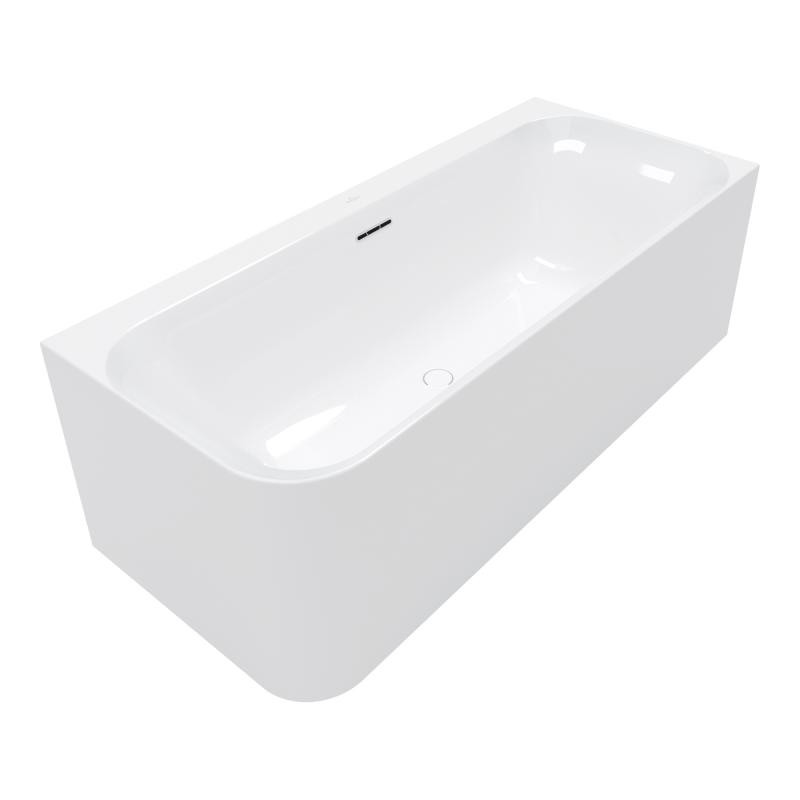 Villeroy&Boch Loop&Friends Square wanna przyścienna prawa 180x80 biała weiss alpin UBA180LSF9CR00V-01