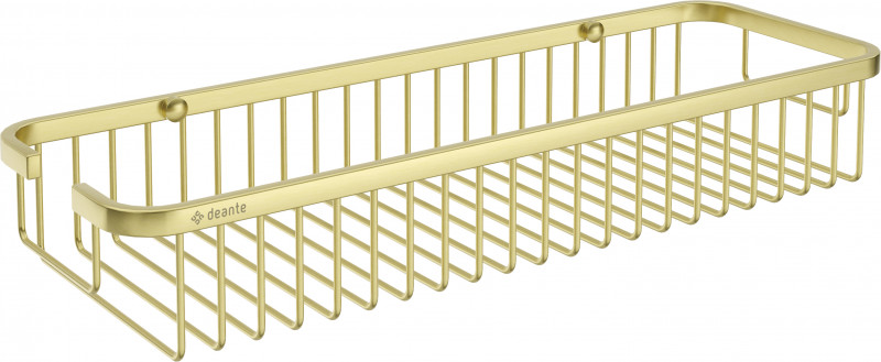 Deante Round Koszyk prysznicowy złoto szczotkowane ADRR551