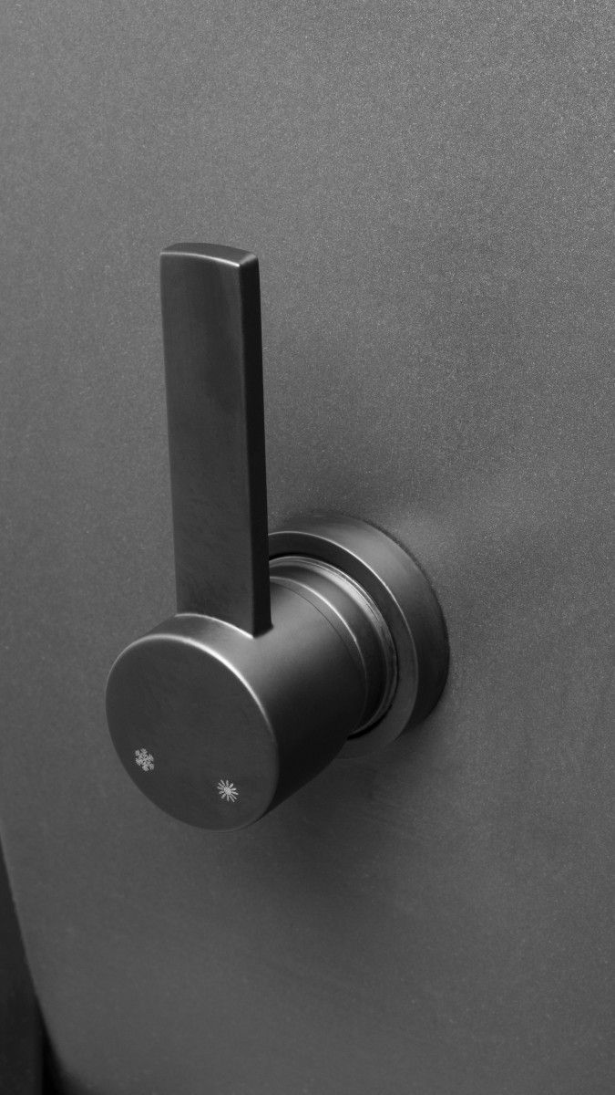 Deante Peonia muszla wisząca bezkołnierzowa z funkcją bidetu z baterią mieszaczową + deska slim czarny CBPNWPW