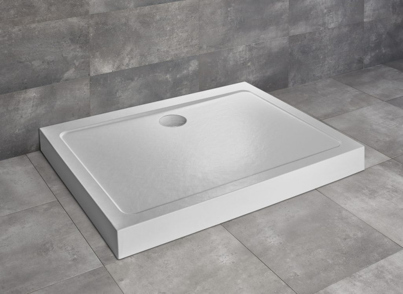 Radaway Doros D Compact Stone brodzik prostokątny płaski 120x90 biały SDRD1290-05-04S