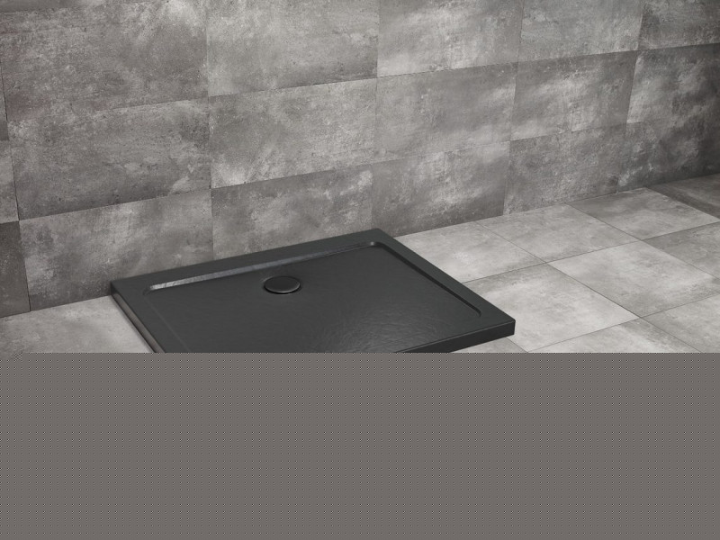 Radaway Doros D Stone brodzik prostokątny płaski 120x100 czarny SDRD1210-01-54S