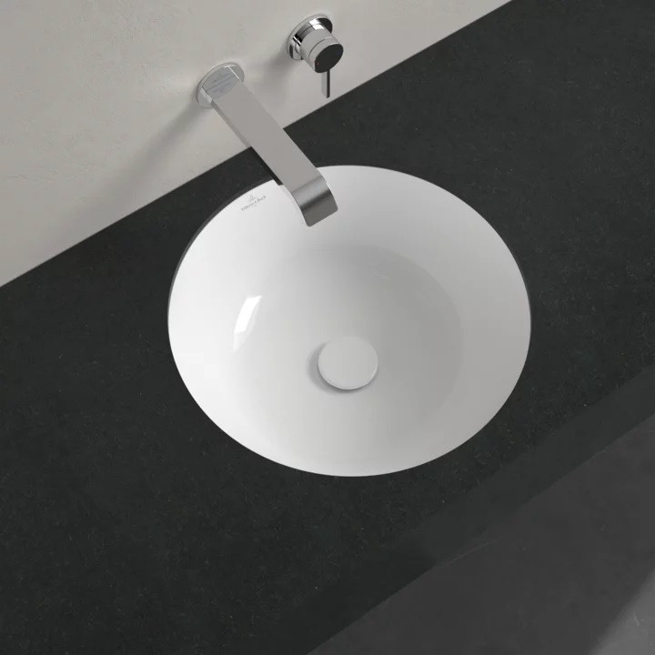 Villeroy&Boch Architectura umywalka podblatowa 40x40 biała weiss alpin CeramicPlus 5A7546R1