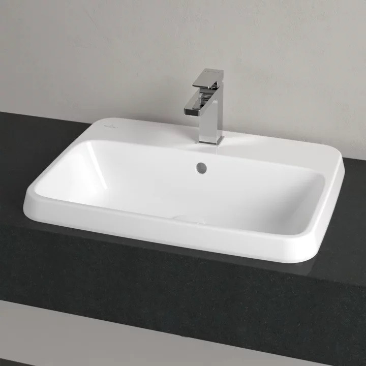 Villeroy&Boch Architectura umywalka wpuszczana w blat 60x45 biała weiss alpin CeramicPlus 5A6760R1