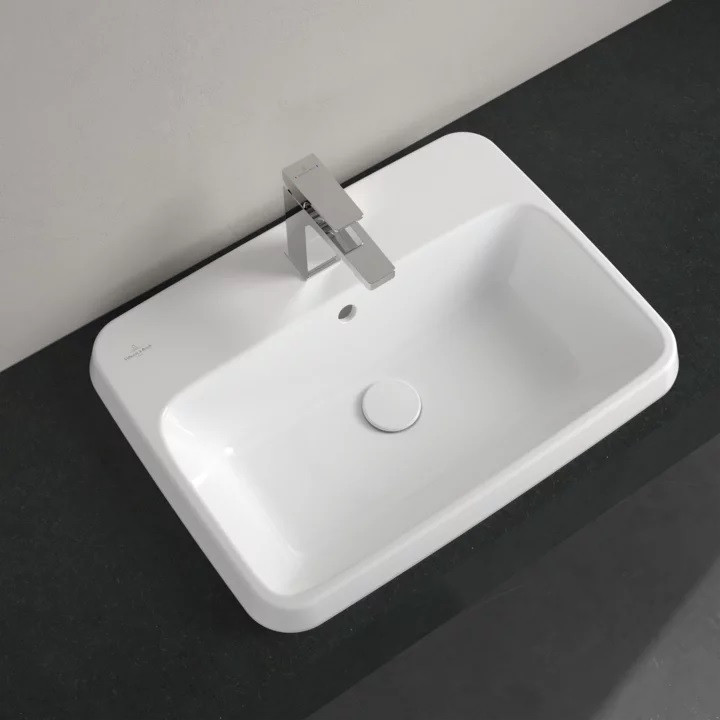 Villeroy&Boch Architectura umywalka wpuszczana w blat 60x45 biała weiss alpin CeramicPlus 5A6760R1