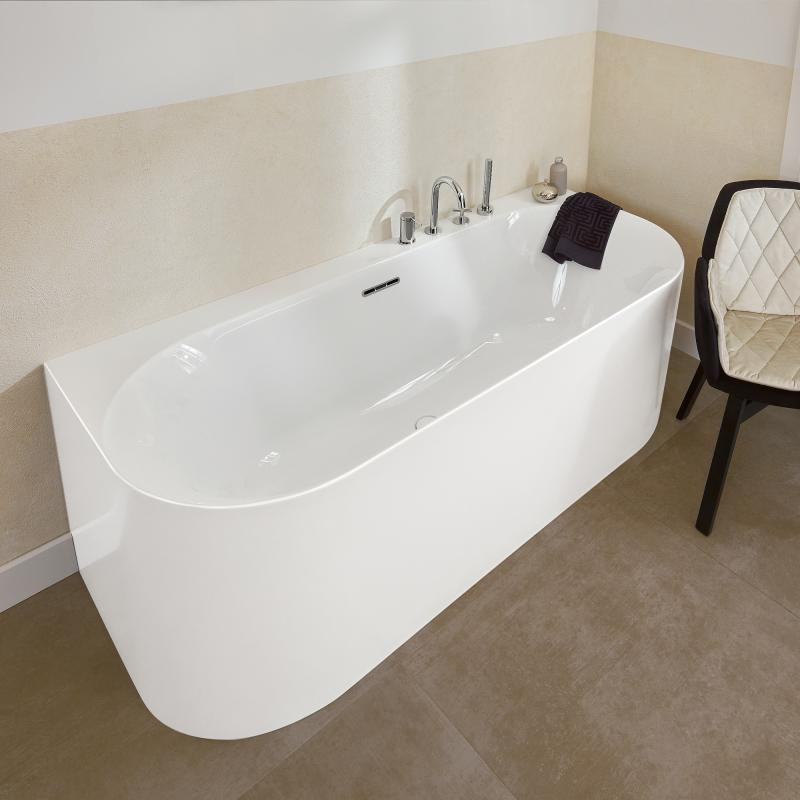 Villeroy&Boch Loop&Friends Oval wanna przyścienna 180x80 biała weiss alpin UBA180LOF9CS00V-01