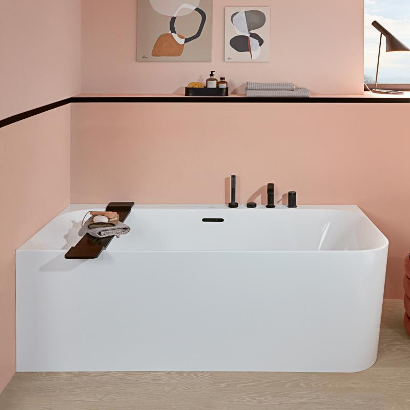 Villeroy&Boch Loop&Friends Square wanna przyścienna lewa 180x80 biała weiss alpin UBA180LSF9CL00V-01