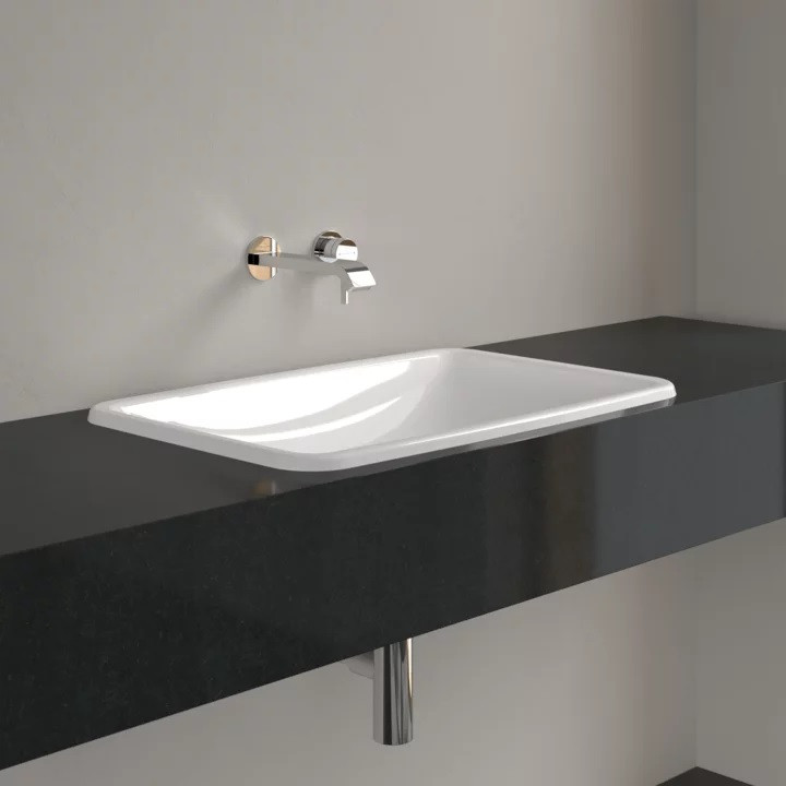 Villeroy&Boch Loop&Friends umywalka wpuszczana w blat 67,5x45 biała weiss alpin 4A660101