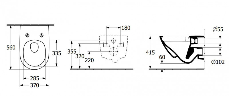 Villeroy&Boch Universo TwistFlush muszla wisząca + deska wolonopoadająca weiss alpin CeramicPlus 4670T9R1