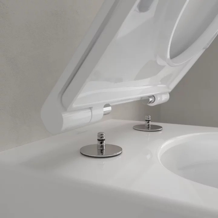 Villeroy&Boch Universo TwistFlush muszla wisząca + deska wolonopoadająca weiss alpin CeramicPlus 4670T9R1