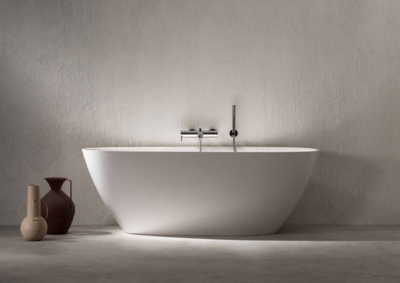 Roca Ariane wanna wolnostojąca 180x80 stonex biały połysk A248669000