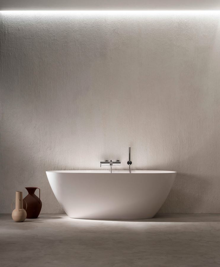 Roca Ariane wanna wolnostojąca 180x80 stonex biały połysk A248669000