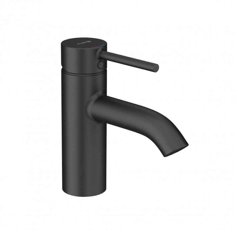 Kludi Bozz 75 jednouchwytowa bateria umywalkowa bez korka czarny matowy 382723976