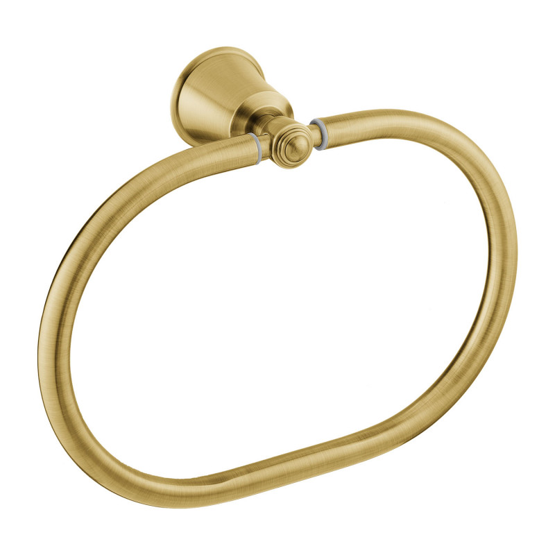 Omnires Art Line wieszak na ręcznik owalny mosiądz szczotkowany AL53230BSB