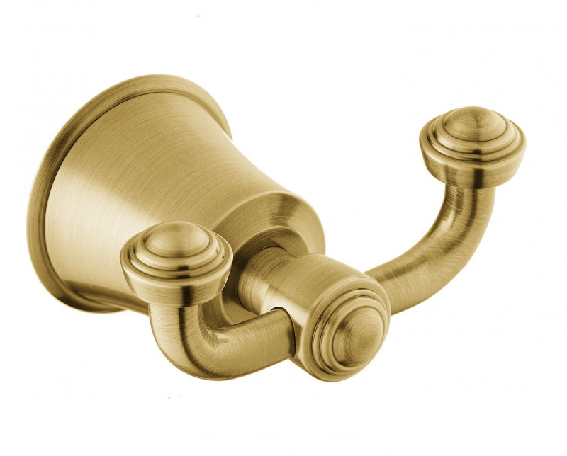 Omnires Art Line haczyk podwójny mosiądz szczotkowany AL53120BSB