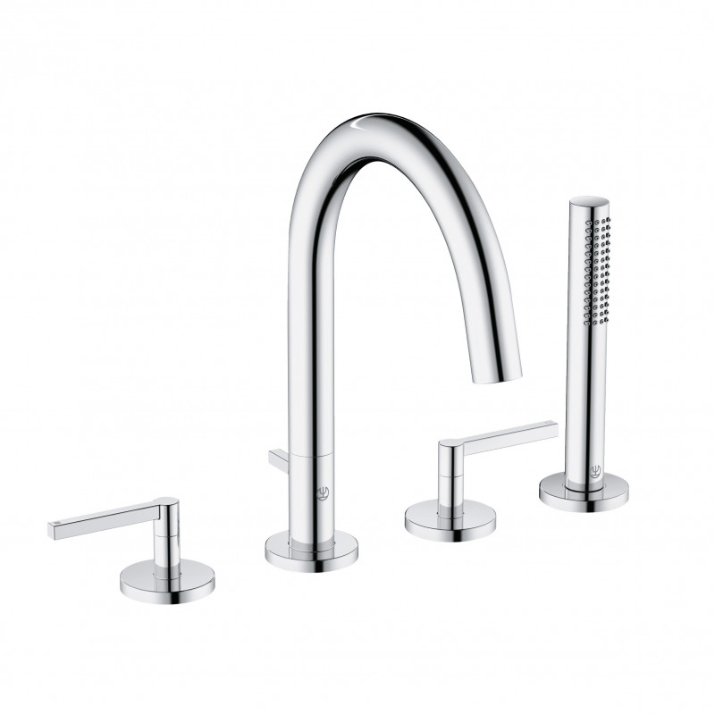 Kludi Nova Fonte Puristic bateria wannowa czterootworowa chrom 204250515