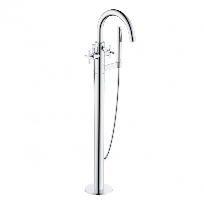 Kludi Nova Fonte Classic bateria wannowa wolnostojąca chrom 205900520