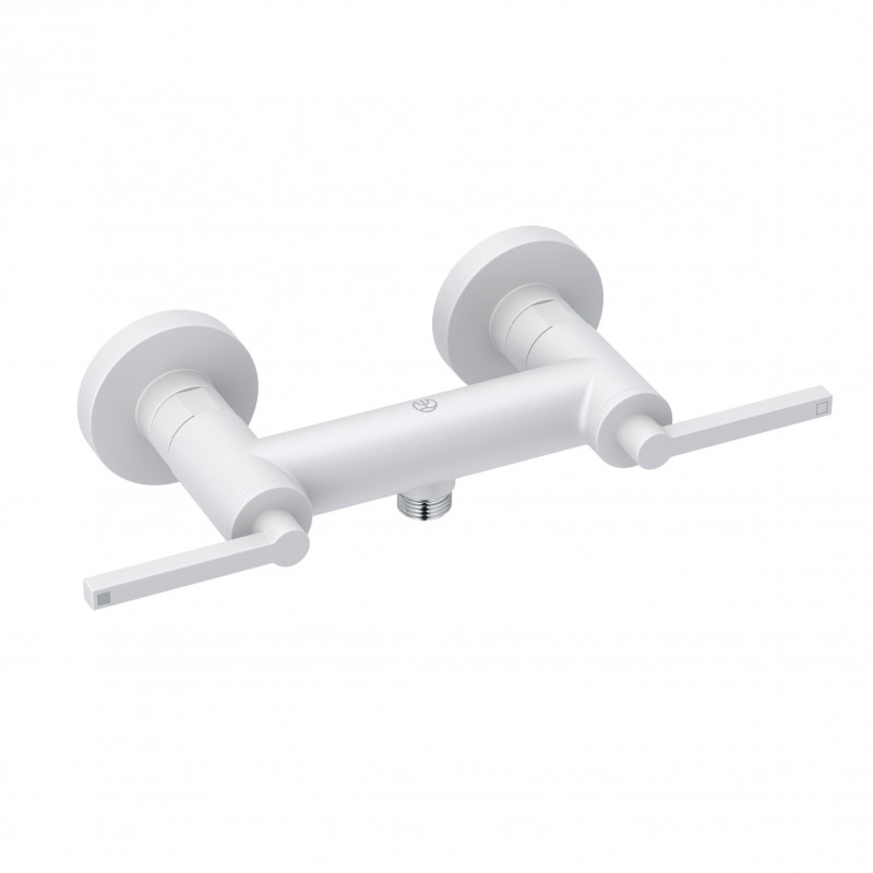 Kludi Nova Fonte Puristic bateria prysznicowa natynkowa biały mat 207105315