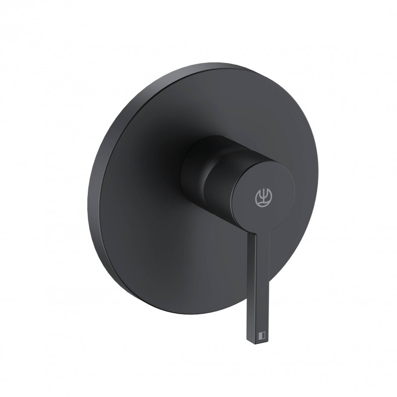 Kludi Nova Fonte Puristic bateria prysznicowa podtynkowa czarny mat 206553915