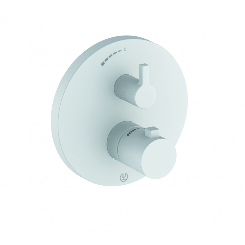 Kludi Nova Fonte termostatyczna bateria prysznicowa podtynkowa biały mat 208355315