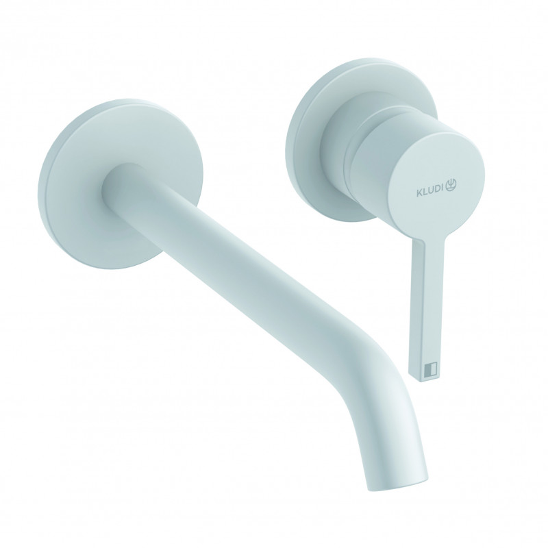 Kludi Nova Fonte Pura bateria umywalkowa podtynkowa 220 mm biały mat 202455315