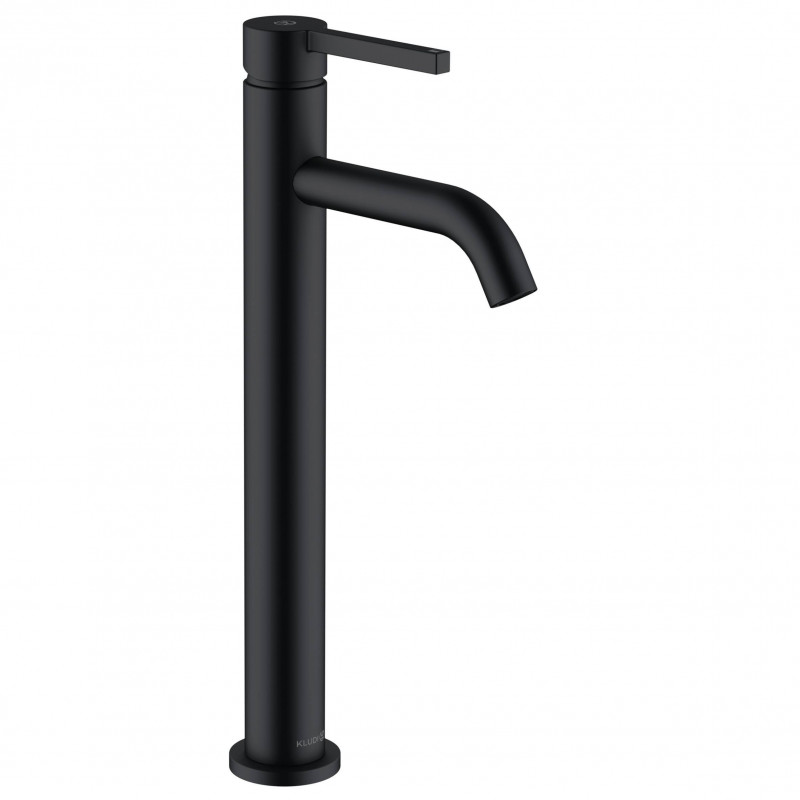 Kludi Nova Fonte Pura 240 bateria umywalkowa wysoka czarny mat 202983915