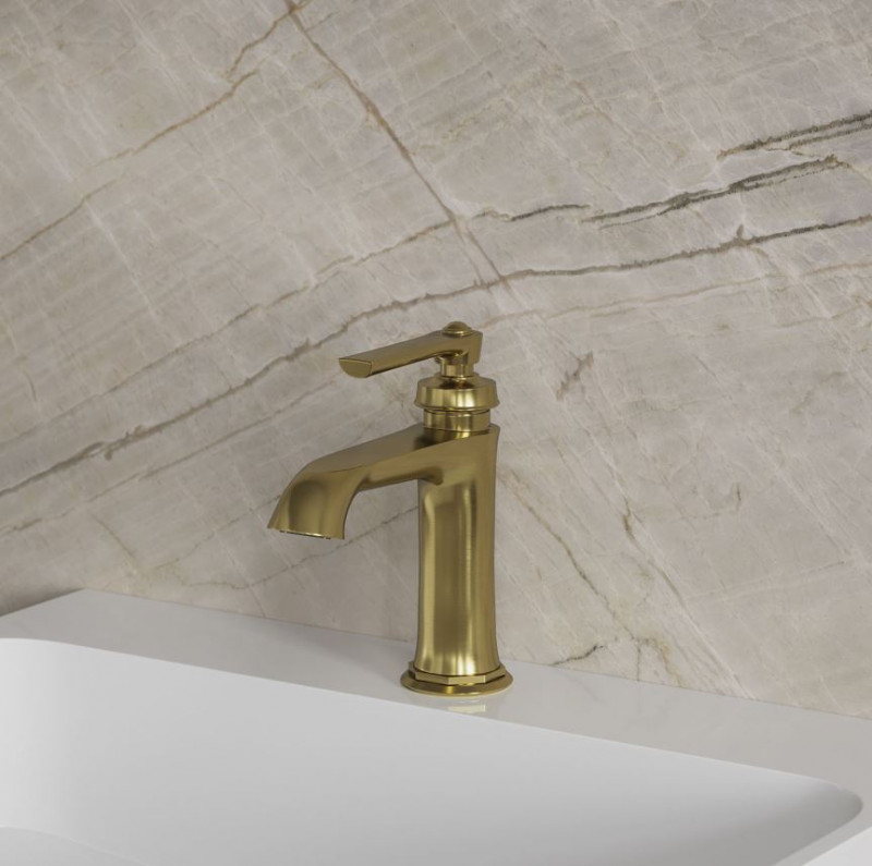 Omnires Armance bateria umywalkowa retro mosiądz szczotkowany AM5210BSB