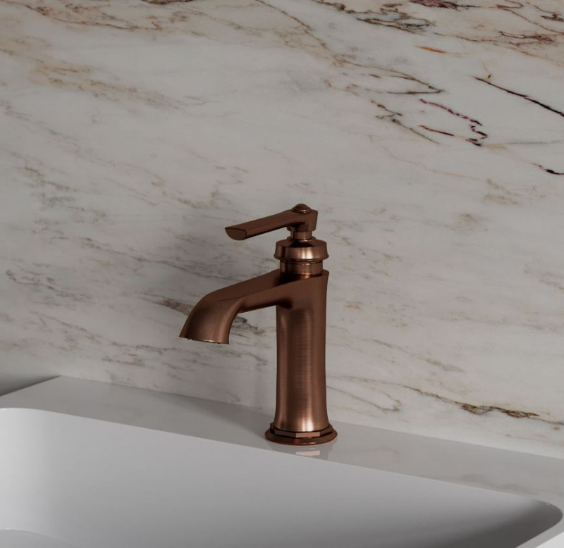 Omnires Armance bateria umywalkowa retro miedź antyczna AM5210ORB