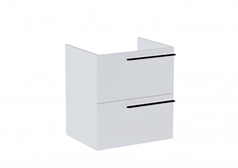 Roca Ella szafka łazienkowa podumywalkowa 60 z 2 szufladami biały mat A857769529