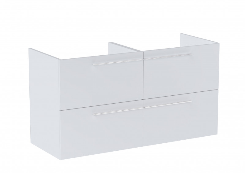 Roca Ella szafka łazienkowa podumywalkowa 120 z 4 szufladami biały mat A857772529