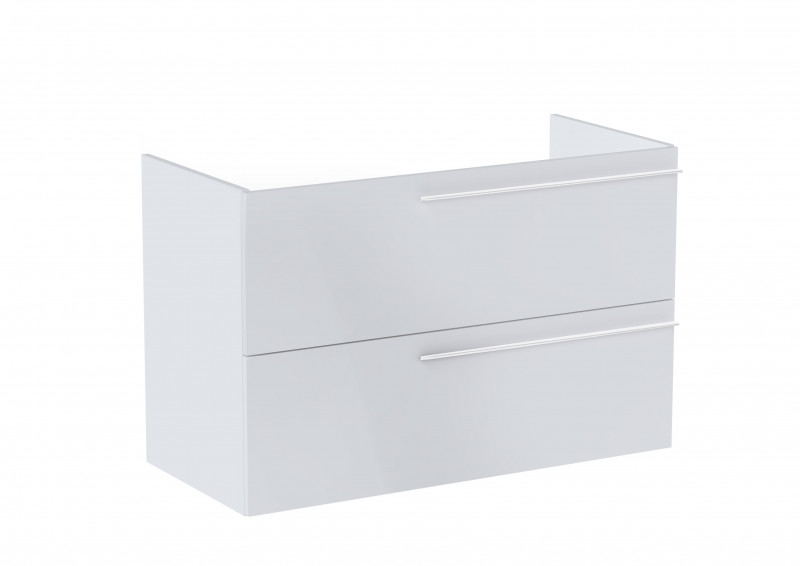 Roca Ella szafka łazienkowa podumywalkowa 100 z 2 szufladami biały połysk A857771806