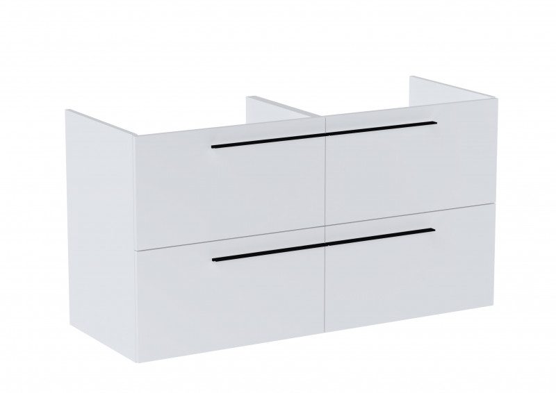 Roca Ella szafka łazienkowa podumywalkowa 120 z 4 szufladami biały mat A857772529