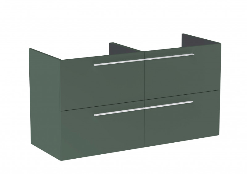 Roca Ella szafka łazienkowa podumywalkowa 120 z 4 szufladami zielony mat A857772534