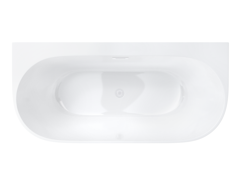 Corsan Zestaw wannowy korek klik klak z maskownicą biały ZWKKBP