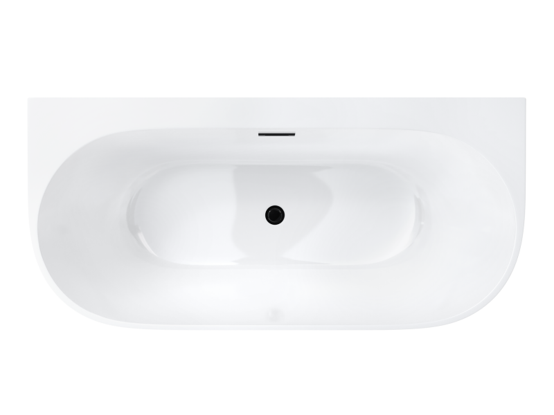 Corsan Zestaw wannowy korek klik klak z maskownicą czarny ZWKKCZ