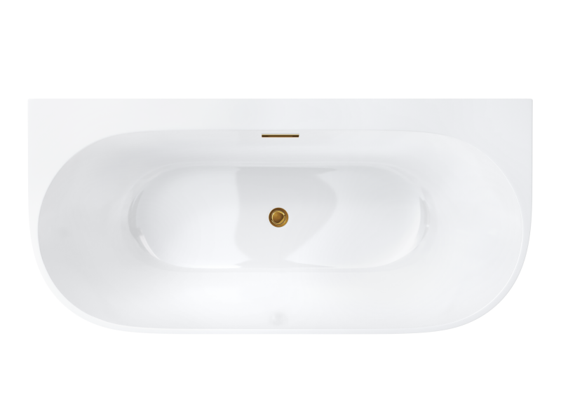 Corsan Zestaw wannowy korek klik klak z maskownicą złoty ZWKKZŁ