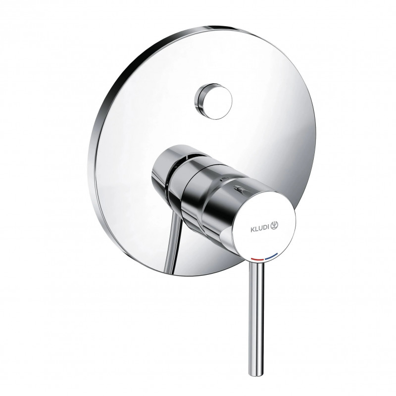 Kludi Bozz Push&Switch kompletny zestaw podtynkowy wannowy z wylewką chrom - BOZZ-WANNA