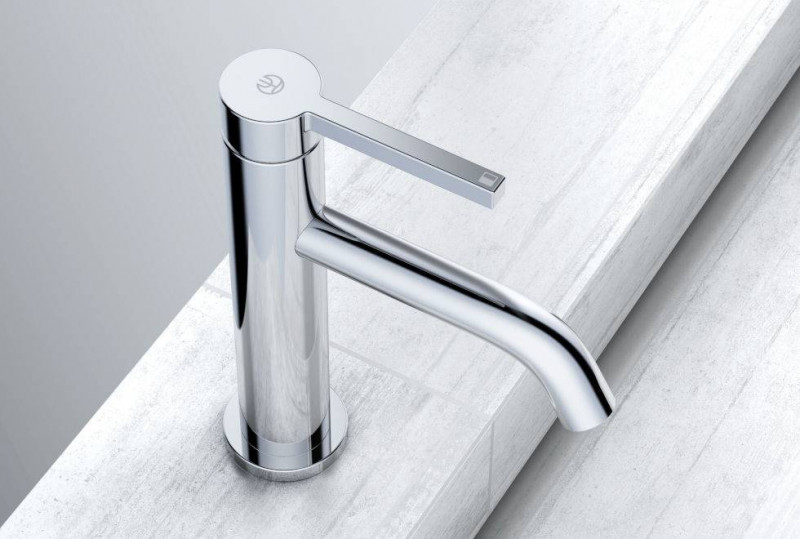 Kludi Nova Fonte Pura 75 bateria umywalkowa z korkiem klik-klak chrom 202660515