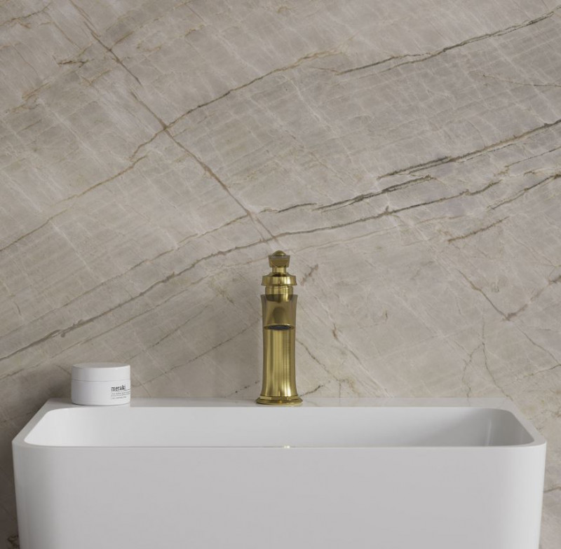 Omnires Armance bateria umywalkowa retro mosiądz szczotkowany AM5210BSB