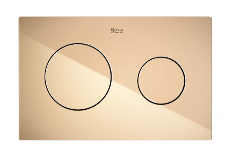 Roca Pro PL10 przycisk spłukujący do WC rose gold PVD A8901890RG