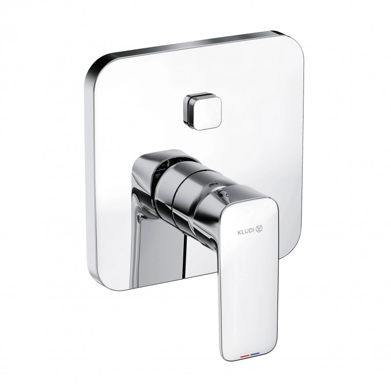 Kludi Pure&Style Push&Switch bateria wannowo-prysznicowa podtynkowa chrom 406590575