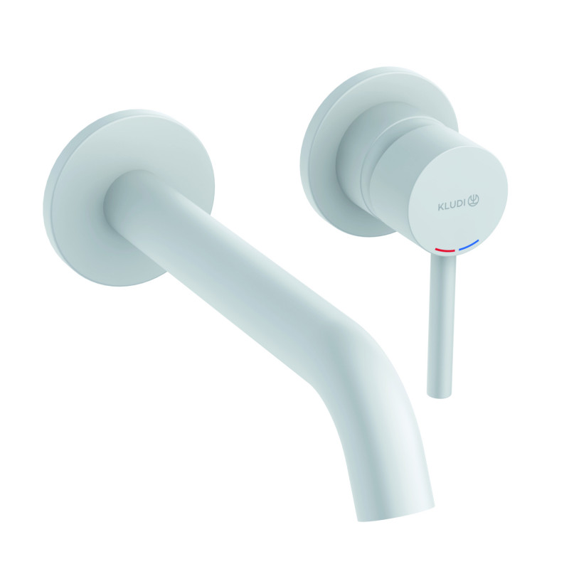 Kludi Bozz jednouchwytowa bateria umywalkowa podtynkowa 230mm biały matowy 382455376