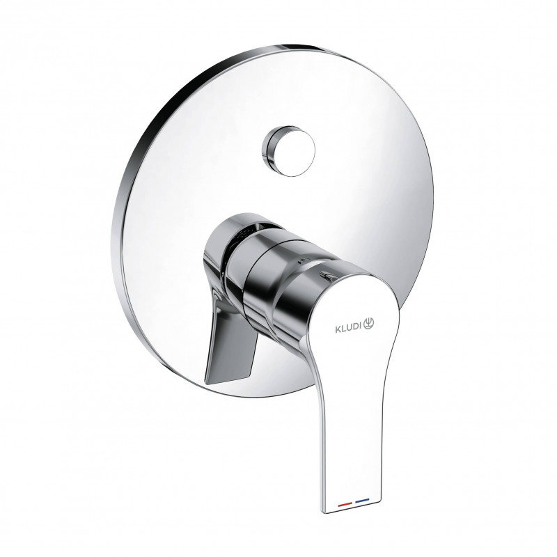 Kludi Zenta SL Push&Switch bateria wannowo-prysznicowa podtynkowa chrom 486590565