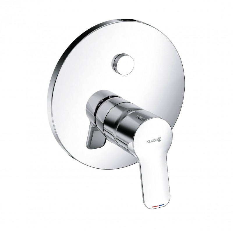 Kludi Pure&Easy Push&Switch bateria wannowo-prysznicowa podtynkowa chrom 376590565