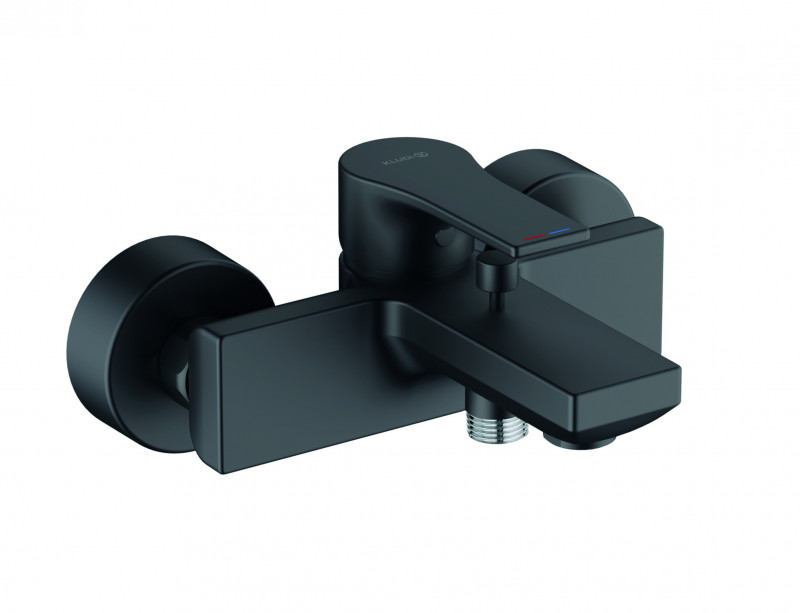 Kludi Zenta SL jednouchwytowa bateria wannowa DN 15 czarny mat 486703965