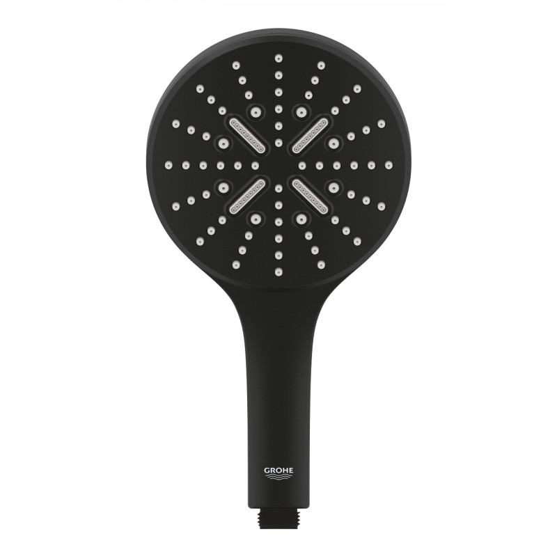 Grohe Rainshower SmartActive 130 słuchawka prysznicowa czarny matowy phantom black 22127KF0